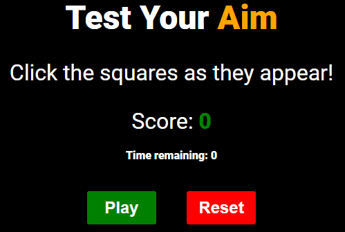 Aim Game